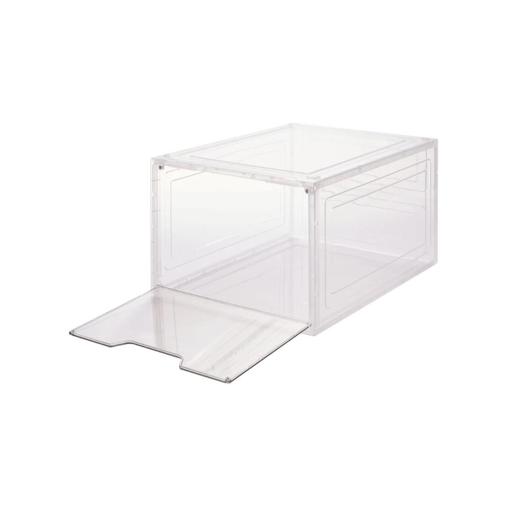 CAJA ACRÍLICA ORGANIZADORA ZAPATILLAS, CALZADO & ACCESORIOS TAPA MAGNETICA - IRONBOX
