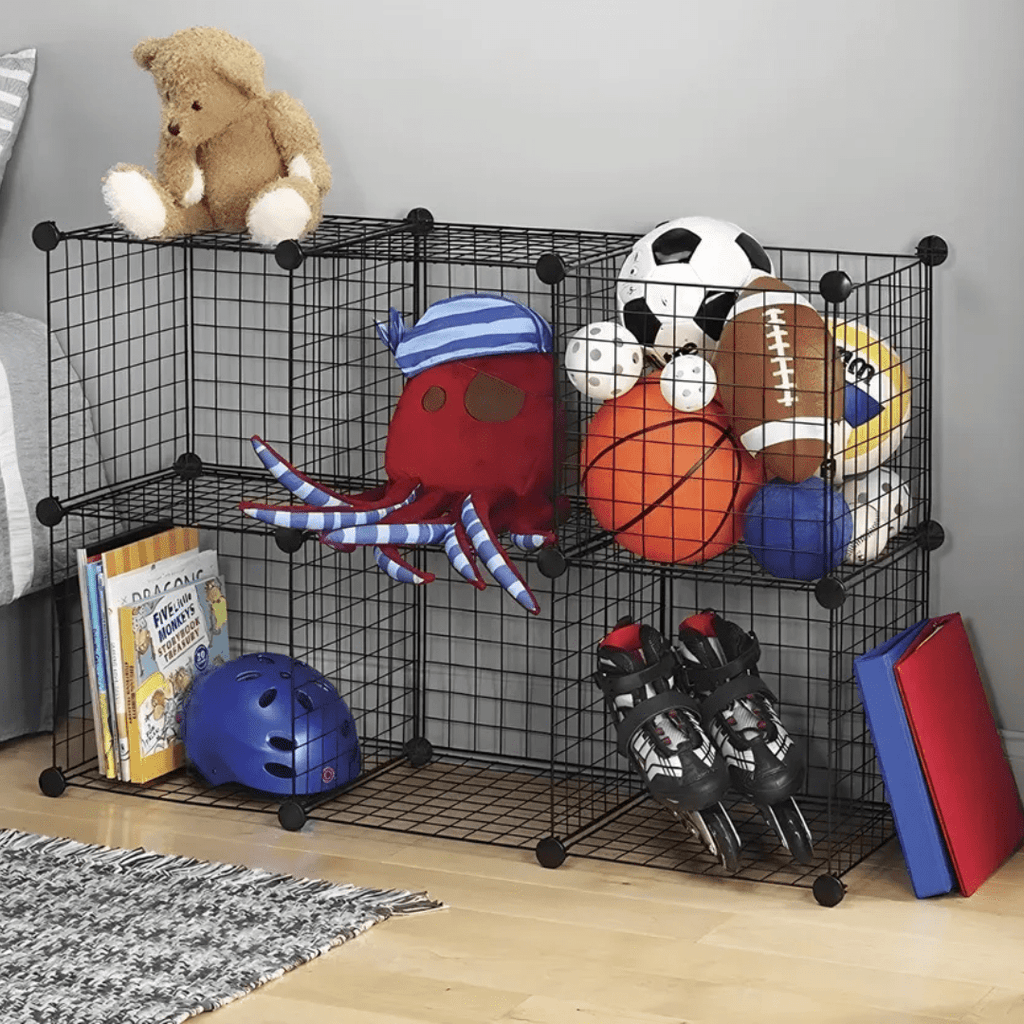 ESTANTE MODULAR 6 CUBOS 37X37CM ORGANIZADOR MULTIUSO -  GRIDSIX