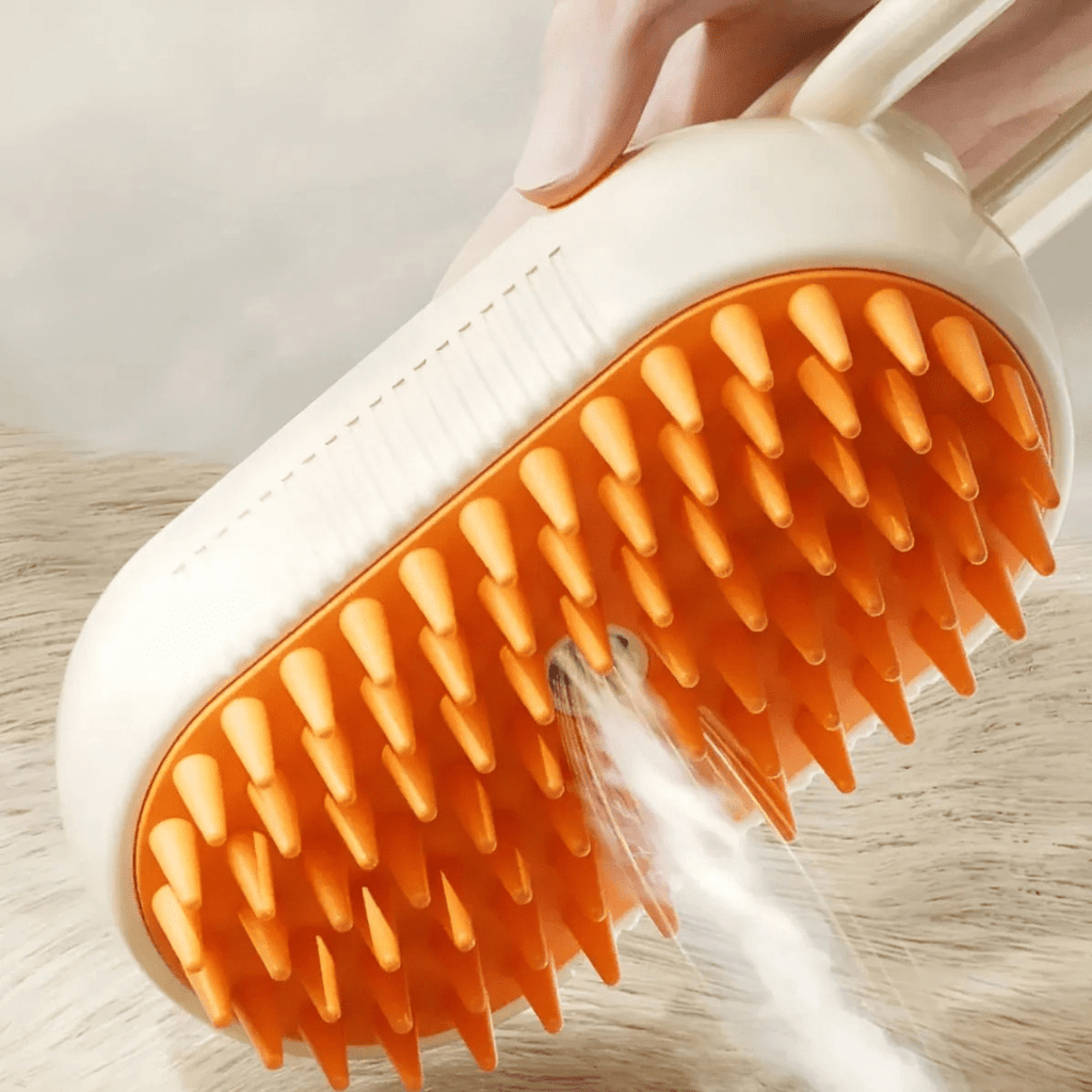 CEPILLO A VAPOR  PARA MASCOTAS CON MANGO - VAPE