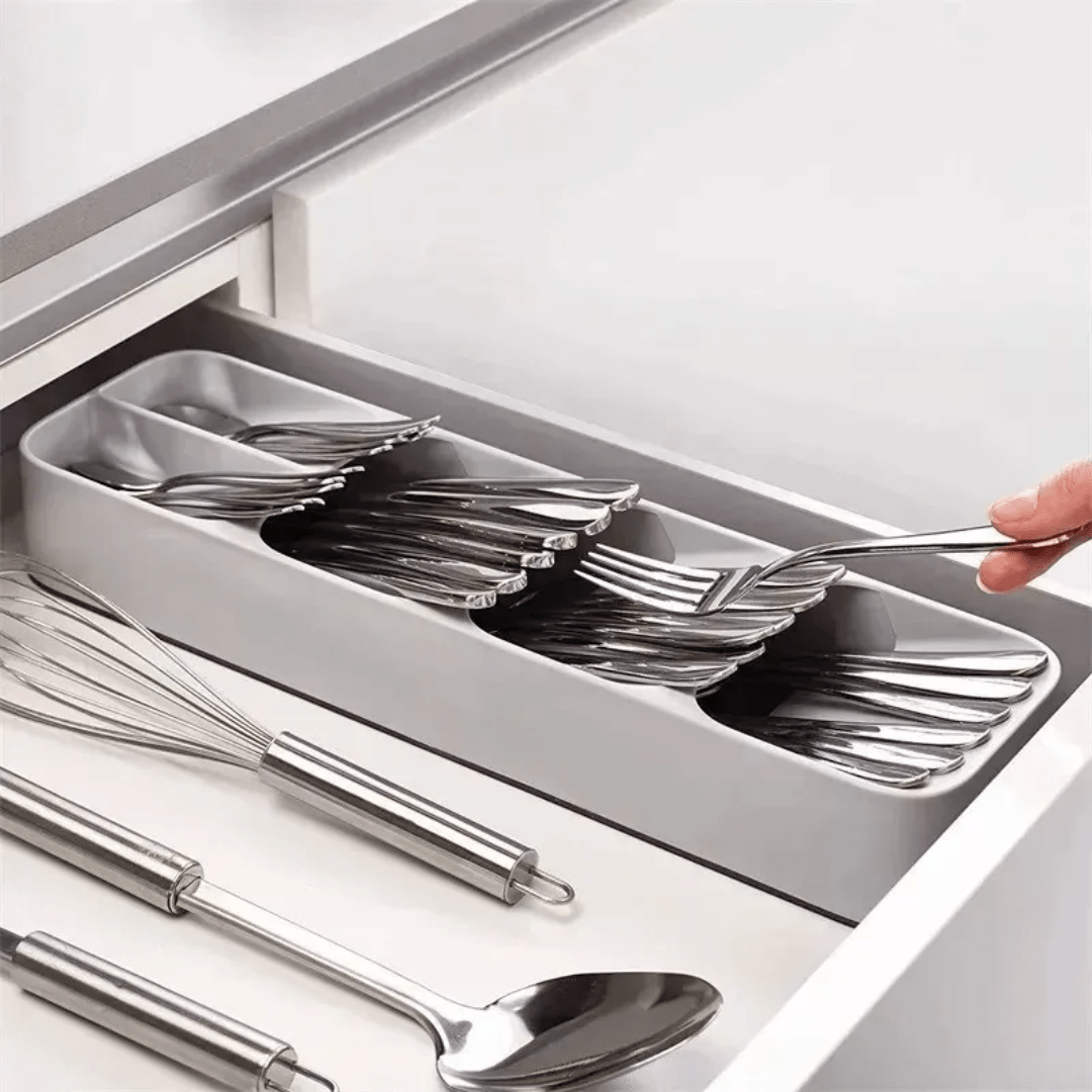 ORGANIZADOR DE CUBIERTOS PARA CAJONES - STACKCUT