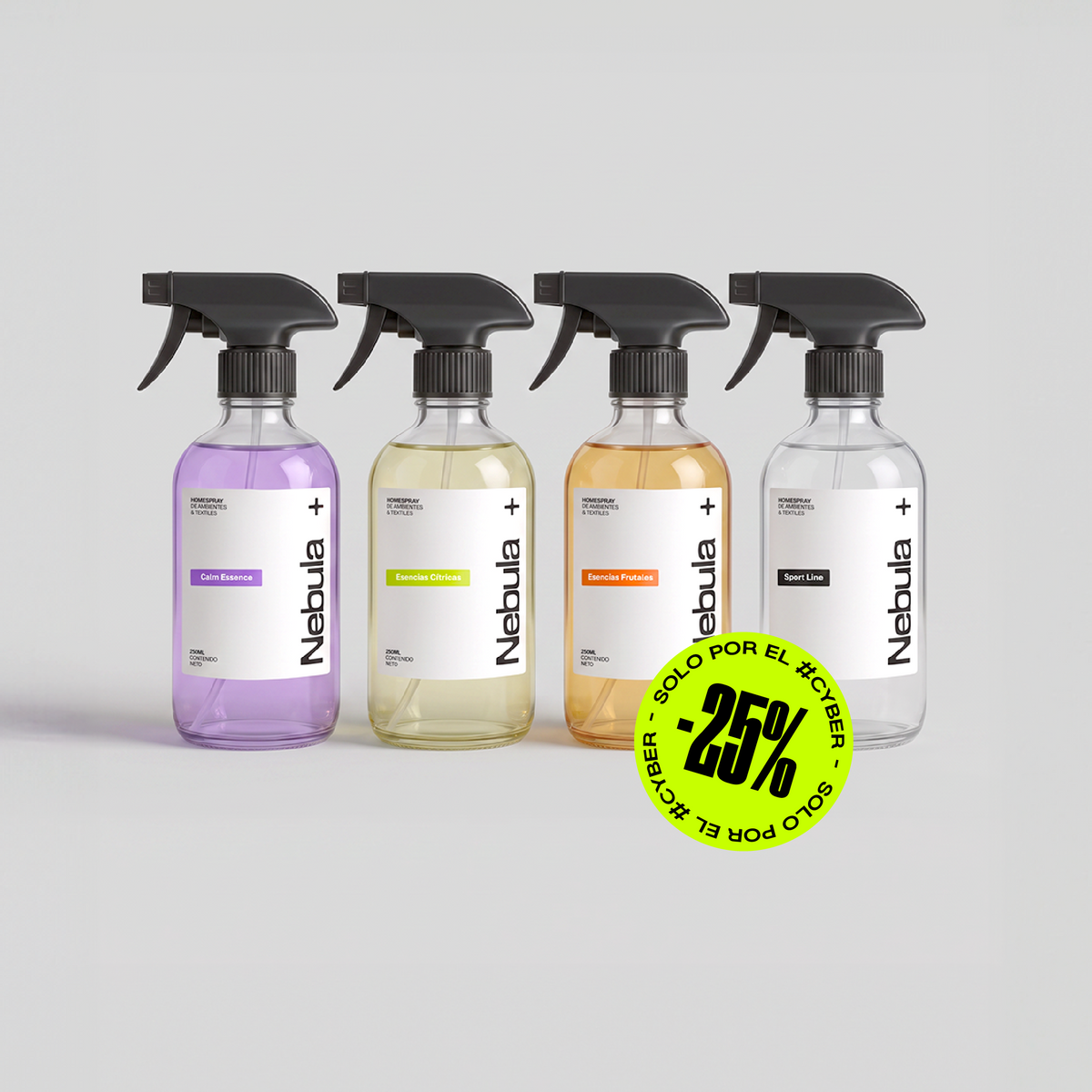 Pack 4 Homespray 250ml a elección