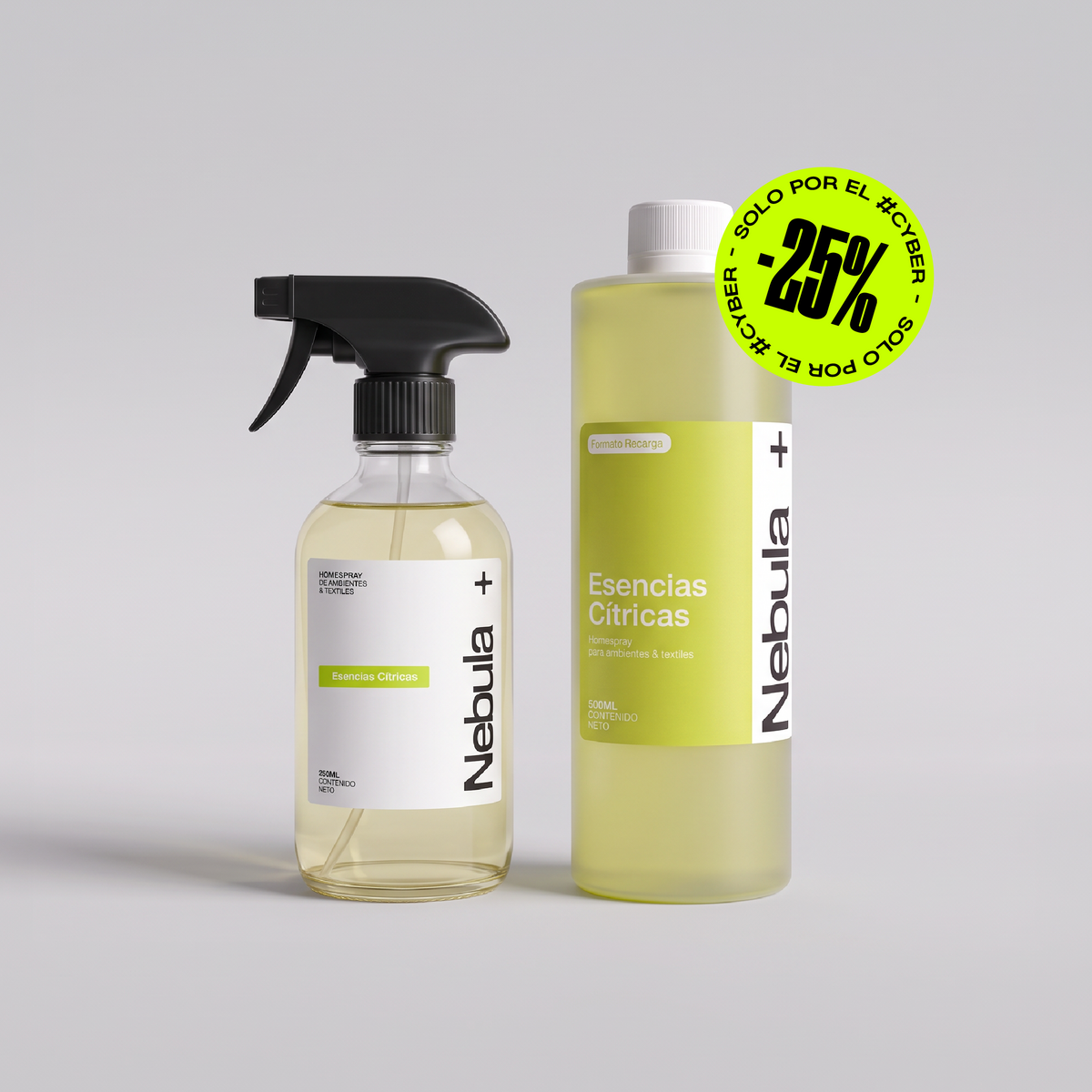 Pack Homespray 250ml + Recarga 500ml - A elección