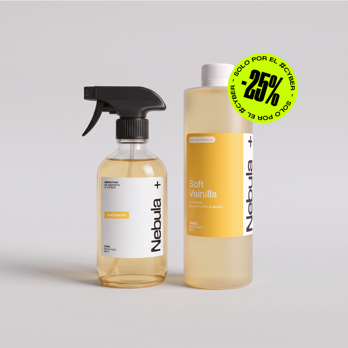 Pack Homespray 250ml + Recarga 500ml - A elección